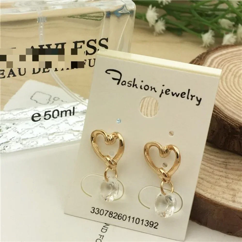 Earrings Hearts Women Bohemian Hoop Drop Cute Trendy Elegant Jewelry Accesories - Picture 7 of 7